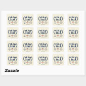 Team Dean Gilmore Girls-ontwerp Vierkante Sticker (Vel)