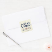 Team Dean Gilmore Girls-ontwerp Vierkante Sticker (Envelop)