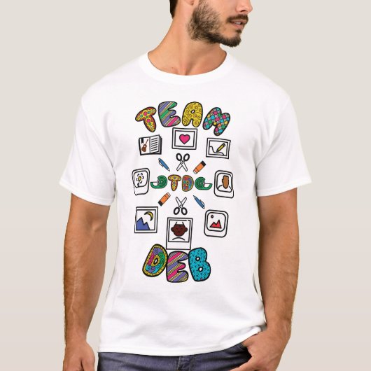 Team Deb Scrapbooking T-shirt (Voorkant)