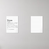 Team Definition – The Power of Collaboration  Muurkunst Sets (Voorkant)