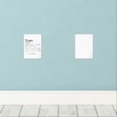 Team Definition – The Power of Collaboration  Muurkunst Sets (Houten vloer)