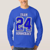 Team Democracy #24 T-shirt (Voorkant)