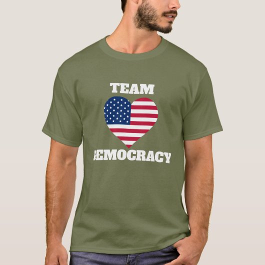TEAM DEMOCRACY T-Shirt (Voorkant)