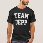 "TEAM DEPP" (DUBBELZIJDIG) T-SHIRT (Voorkant)