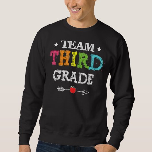 Team derde graad 3de terug naar school lerarenople trui (Voorkant)