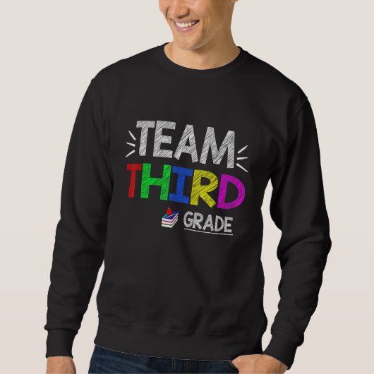 Team derde graad 3e graad terug naar school trui (Voorkant)