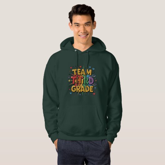 Team derde graad hoodie (Voorkant volledig)