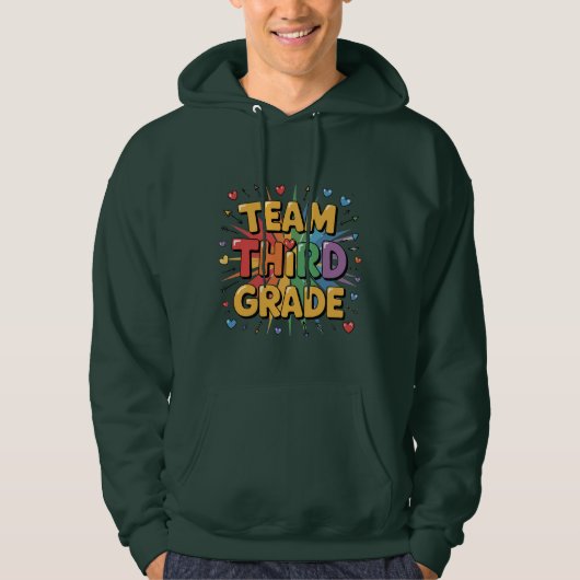 Team derde graad hoodie (Voorkant)