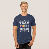 Team derde graad Tri-Blend shirt (Voorkant volledig)