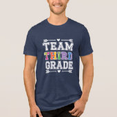 Team derde graad Tri-Blend shirt (Voorkant)