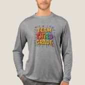 Team derde graad Tri-Blend shirt (Voorkant volledig)