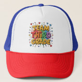Team derde graad trucker pet (Voorkant)