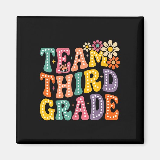 Team derde klas groovy 3e klas terug naar school magneet (Voorkant)