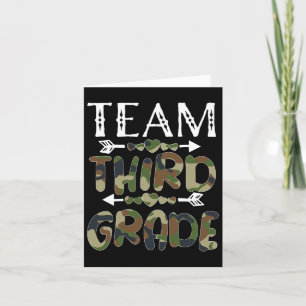 Team Derde Klas Terug naar school 1e dag Camo Lesg Kaart