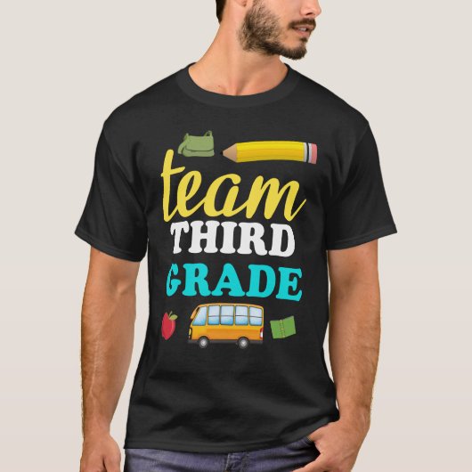 team derde rang t-shirt (Voorkant)
