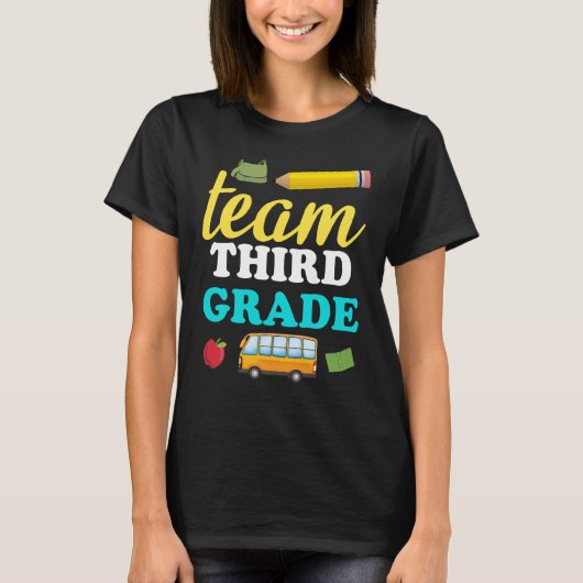 team derde rang t-shirt (Voorkant)