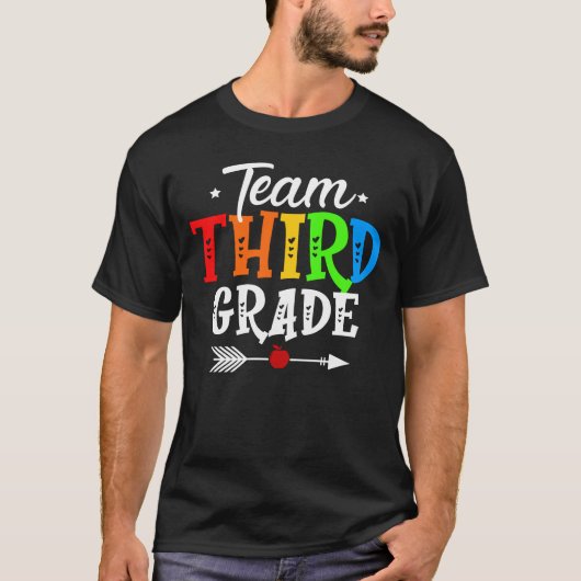 team derde rang t-shirt (Voorkant)