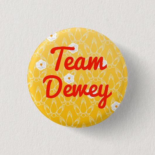 Team Dewey Ronde Button 3,2 Cm (Voorkant)