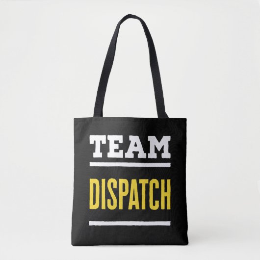 Team Dispatch 911 Dispatcher Tote Bag (Voorkant)