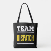 Team Dispatch 911 Dispatcher Tote Bag (Achterkant)