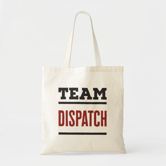 Team Dispatch 911 Emergency Dispatcher Tote Bag (Voorkant)