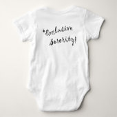 Team Diva Baby T-shirt (Achterkant)