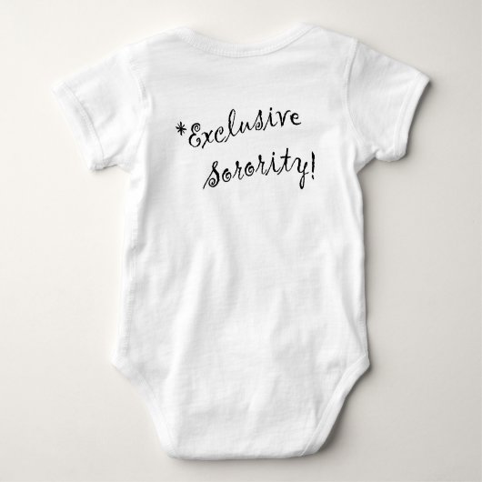 Team Diva Baby T-shirt (Achterkant)