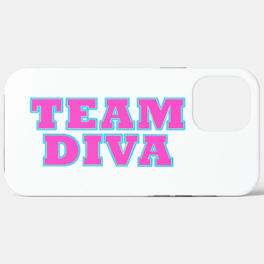 Team Diva Case-Mate iPhone Case (Achterkant (horizontaal))