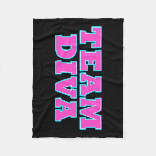 Team Diva Fleece Blankets (Voorkant)