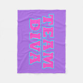 Team Diva Fleece Blankets Deken (Voorkant)