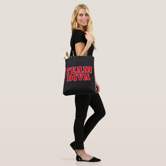 Team Diva Tote Bag (Op model)
