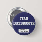 Team Doccubuster Ronde Button 5,7 Cm (Voorkant /achterkant)
