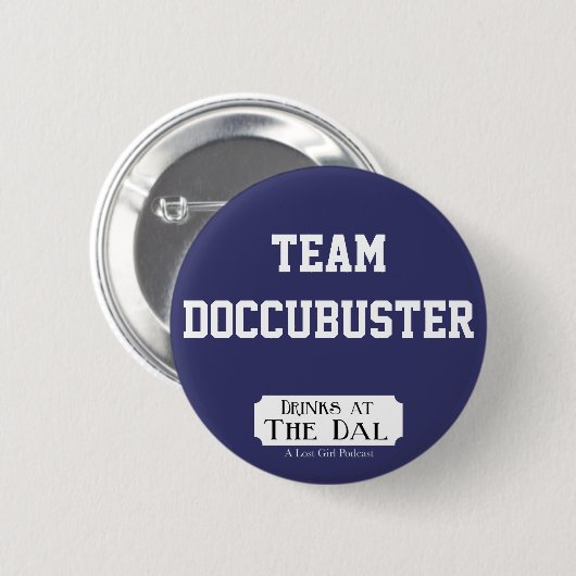 Team Doccubuster Ronde Button 5,7 Cm (Voorkant /achterkant)