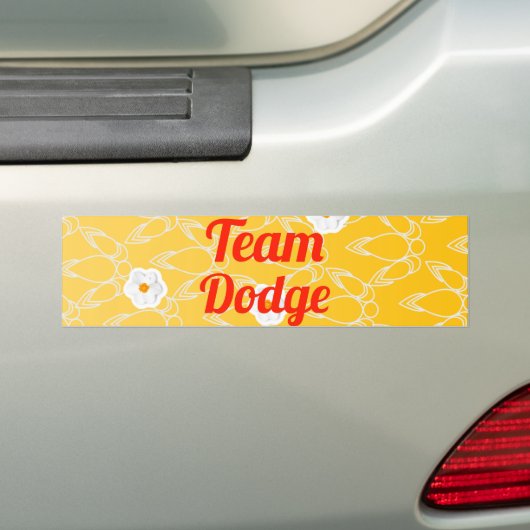 Team Dodge Bumpersticker (Op auto)