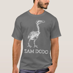 Team Dodo Fossil Skeleton Bird Paleontology T-shirt