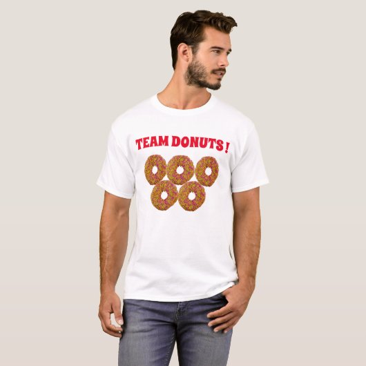 Team donuts T-Shirt (Voorkant volledig)