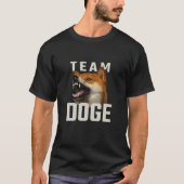 Team Dopostin - Angry Shiba Meme voor Doge Coin In T-shirt (Voorkant)
