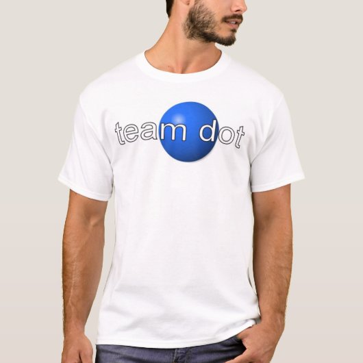 team dot oud t-shirt (Voorkant)