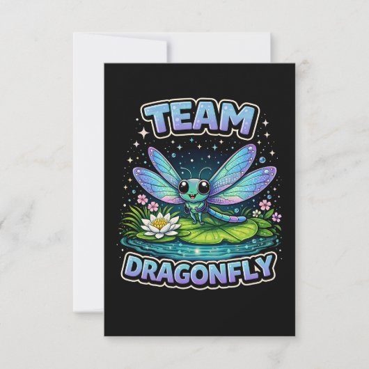 Team Dragonfly Bedankkaart (Voorkant)