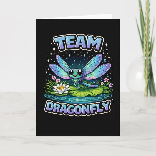 Team Dragonfly Feestdagen Kaart (Voorkant)