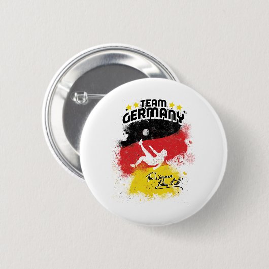 team duitsland ronde button 5,7 cm (Voorkant /achterkant)