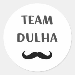 Team Dulha (Team Groom) Indiase Zuid-Aziatische br Ronde Sticker
