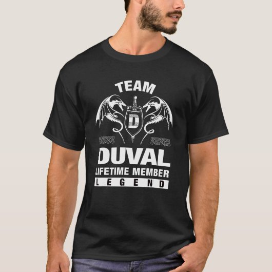 Team Duval Levenslang Lid T-shirt (Voorkant)
