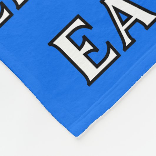 Team Eagles Blue Fleece Deken (Hoek)