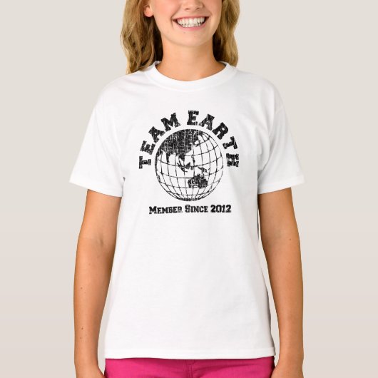 Team Earth: Lid sinds 2012 Asia Australia Baby T-shirt (Voorkant)