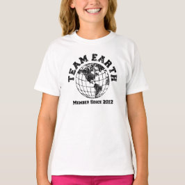Team Earth: Lid sinds 2012 T-shirt