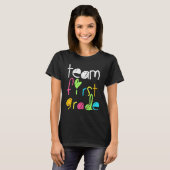 Team eerste graad 1ste graad terug naar school t-shirt (Voorkant volledig)
