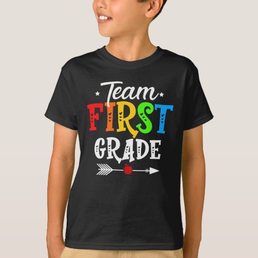 team eerste rang t-shirt (Voorkant)