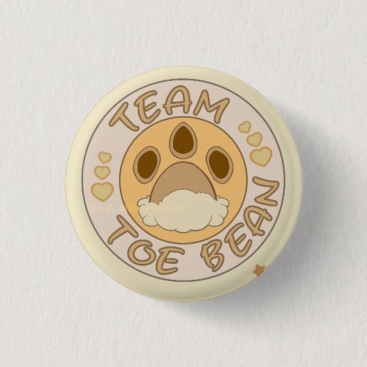 Team Eevee Toe Beans Ronde Button 3,2 Cm (Voorkant)