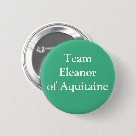 Team Eleanor van Aquitaine Ronde Button 5,7 Cm (Voorkant /achterkant)